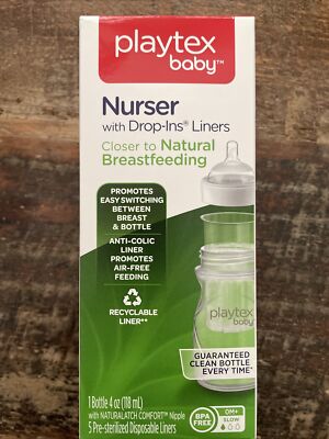 Playtex Baby Nurser Drop Ins Liners Oz Bottle with Disposable Liners 