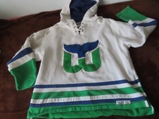 OLD TIME HOCKEY HARTFORD WHALERS NATURAL LACER HEAVYWEIGHT PULLOVER HOODIE XL