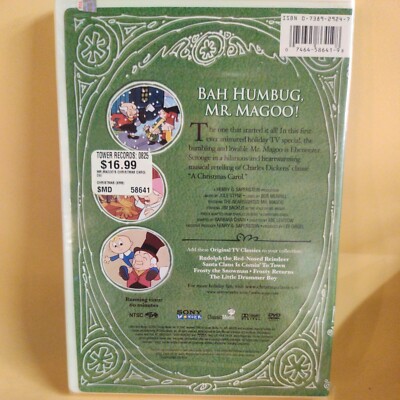 DVD　MR. MAGOO’S CHRISTMAS CAROL　輸入版 Universal Studios' Mr. Magoo's Christmas Carol DVD