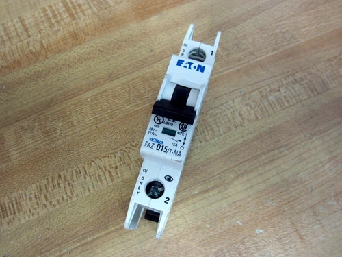 Eaton FAZ-D15/1-NA-SP Cutler Hammer 15A Breaker FAZ-D15/1-NA