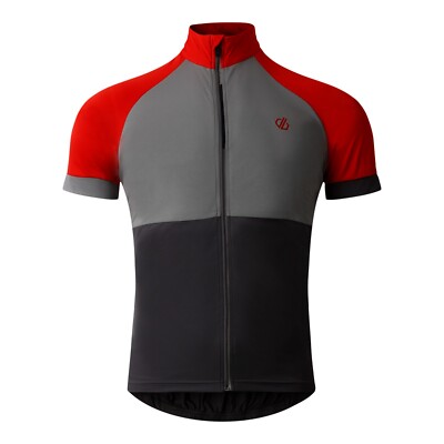 Herren Fahrradtrikot Fahrrad Trikot Rad Shirt DMT759 Dare 2b Protraction Rot