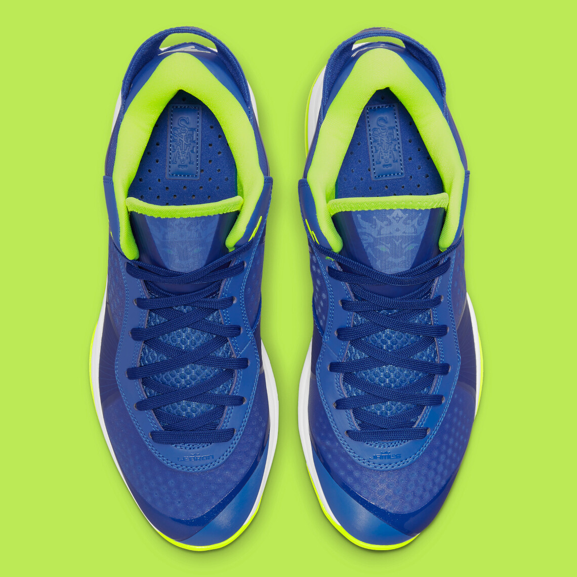 シューズ(男性用) Nike LEBRON VII V/2 LOW QS Nike LeBron James VII 8 V/2 Low QS Sprite Treasure Blue