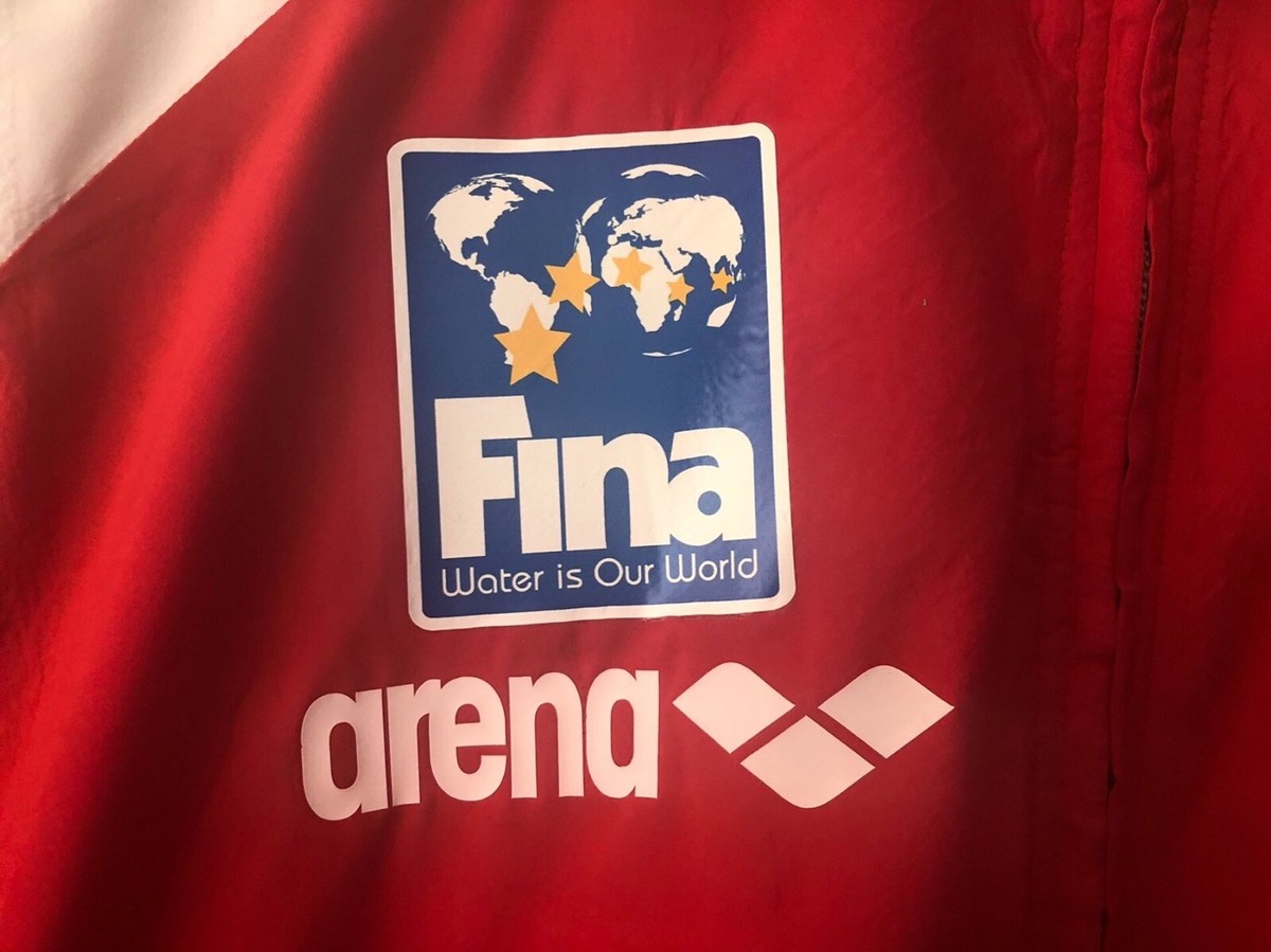 Genuine Arena Japan Swimming National Team Embroidered Red Genuine Arena Japan Swimming National Team Embroidered Red