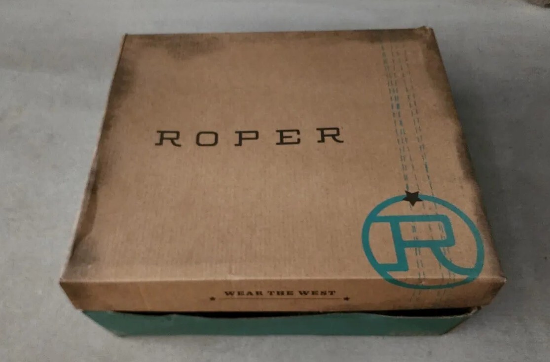 Roper Western Boots Womens Kennedy Square Toe Tan 0902119031656