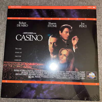 CASINO - LETTERBOXED EDITION - DE NIRO - 2 DISC SET - LASERDISC - SEALED