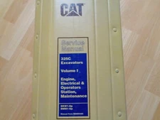 Caterpillar 325C Excavators factory service manual Vol 1 BKW BMM OEM