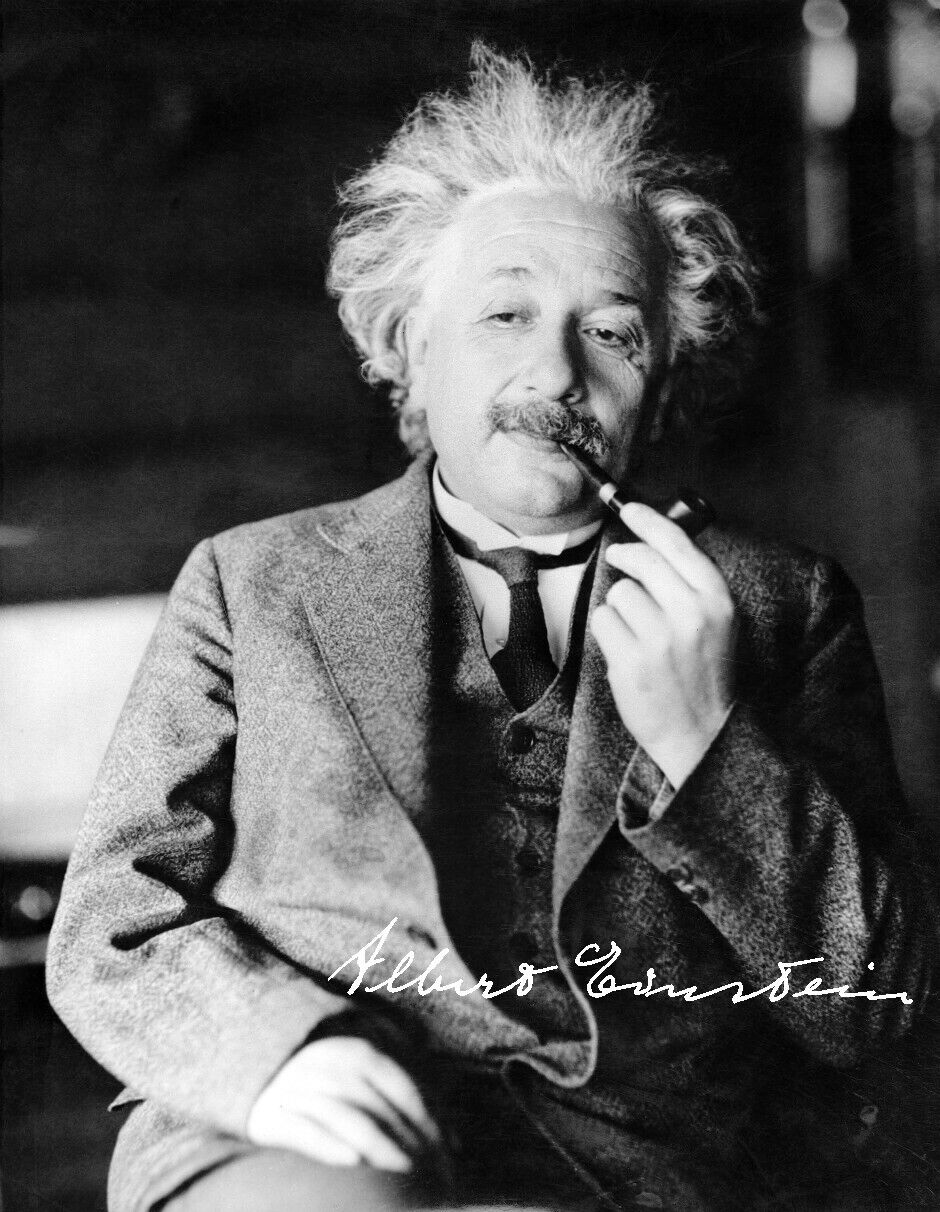 Albert Einstein Autograf Ogólna Teoria Względności Fizyka Kwantowa