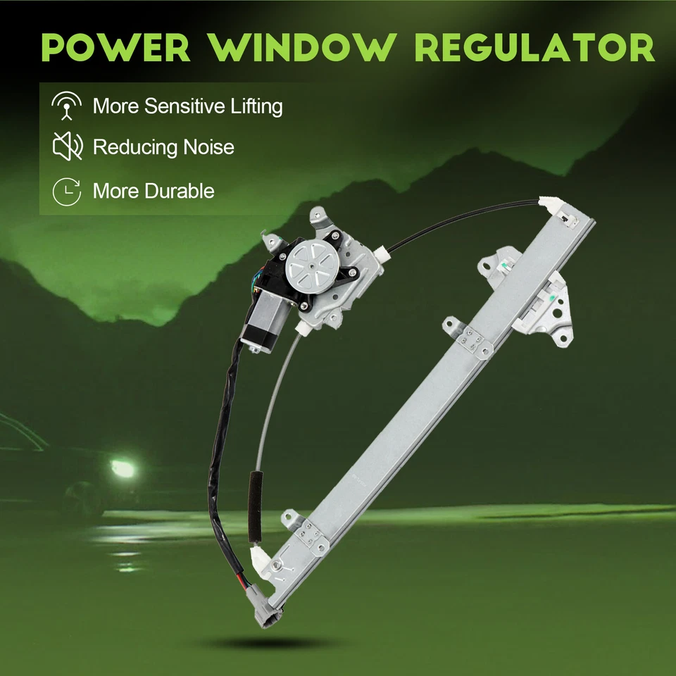 For Nissan Maxima For Infiniti I30 I35 Power Window Regulator Front Left w/Motor - Image 3 of 4