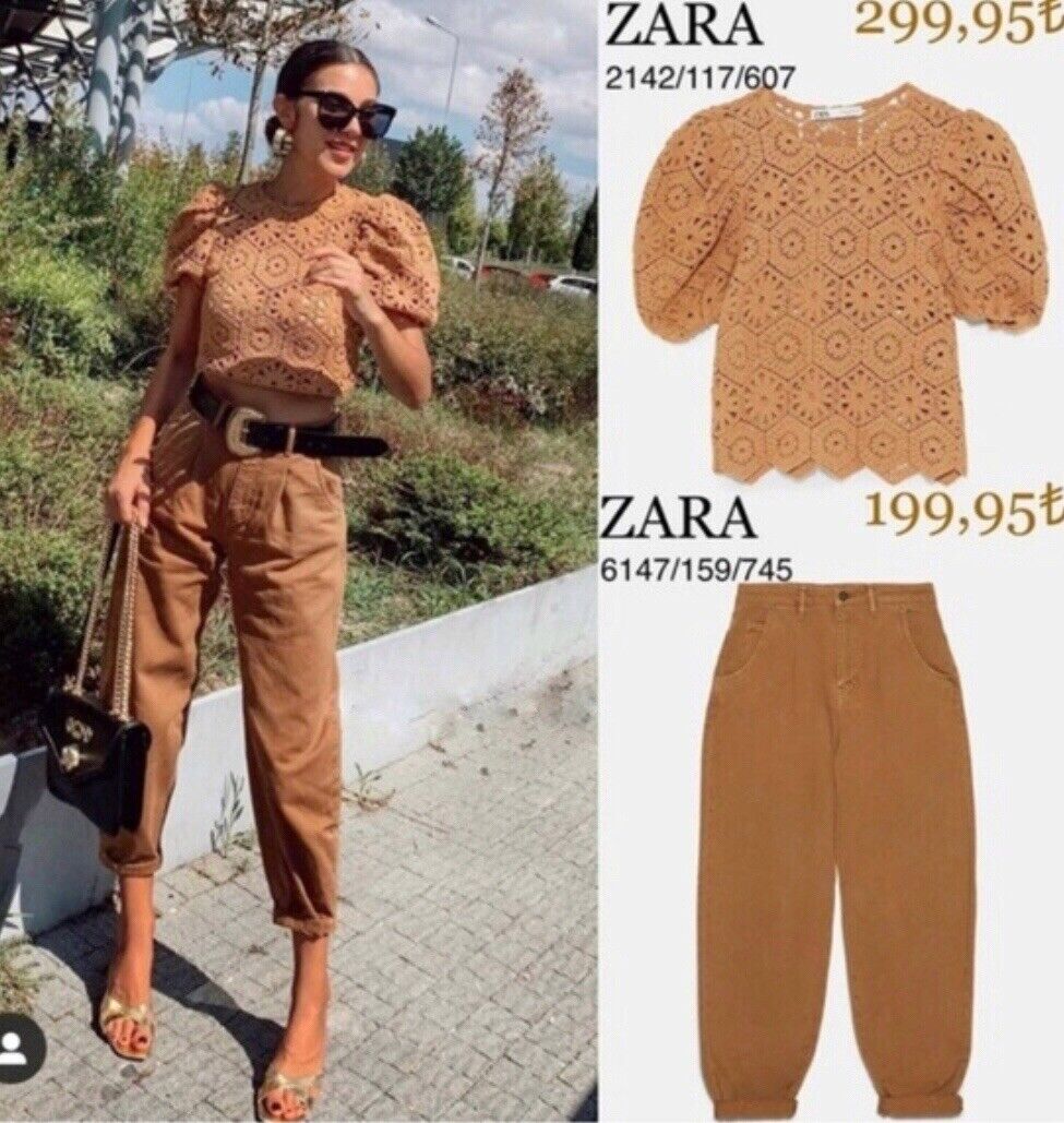Zara Women Crochet Knit Top Clay Ref 2142/117 NWT | eBay Zara Women Crochet Knit Top Clay Ref 2142/117 NWT | eBay