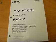 Kawasaki 65ZV-2 Wheel Loader Electrical & Hydraulic Wiring Diagrams Manual