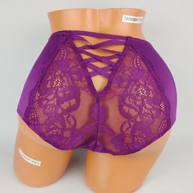 Lane Bryant Cacique Mid Waist Cheeky Plus Sexy Lingerie Panty 18/20 Purple