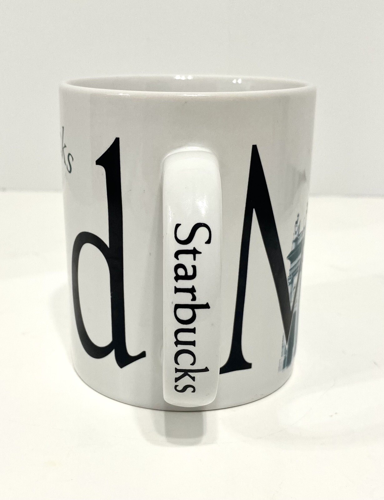 Starbucks City Mug Madrid 2002 Collector Series Large 16 oz Coffee Cup