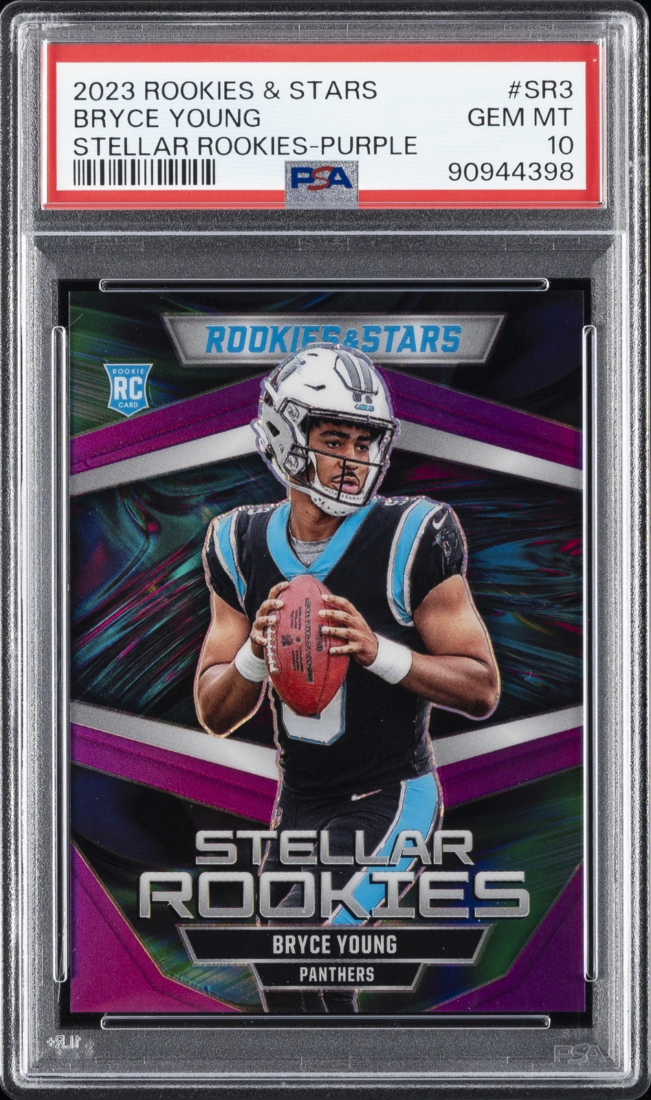 Bryce Young Panini Rookies & Stars Stellar Rookies #SR3 Purple