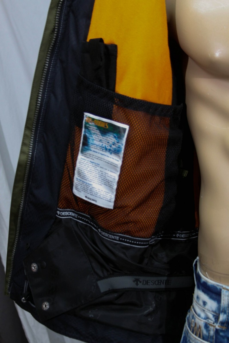 Descente Men's titan-thermo ski, hiking, outdoor full zip jacket