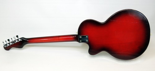 1960's HOFNER Colorama mod. 161 Redburst Electric Guitar Germany - Picture 3 of 23
