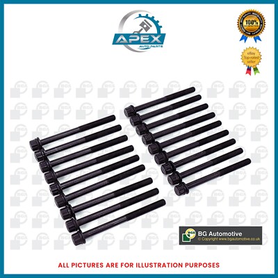 FITS D4CB 2.5 DIESEL HEAD BOLTS SET PORTER PLATFORM BGA BRAND 223214A000