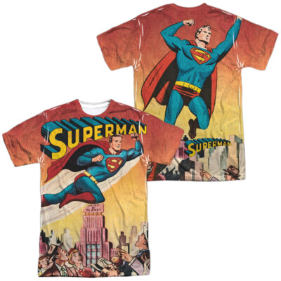 Superman ''City Flying'' Dye Sublimation T-Shirt