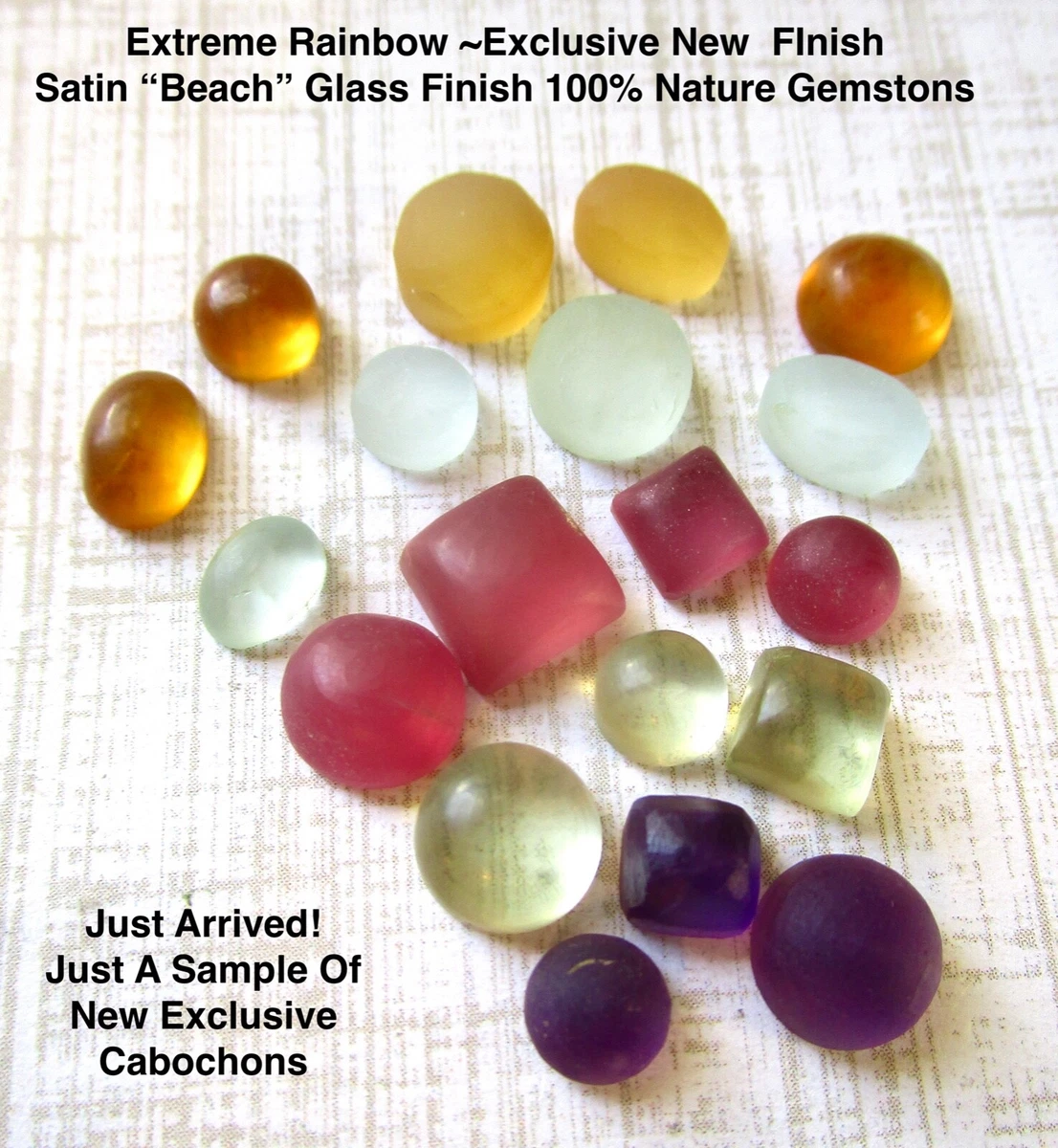 Modern Glowing Satin Polish Natural Citrine Cabochon 8mm x 6mm Oval 1 Gemstone