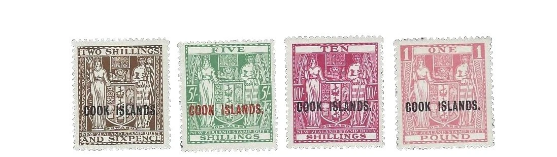 En excelente estado nunca abisagrado/estampillada sin montar o nunca montada colonias británicas y territorios Impuestos, fiscal stamps