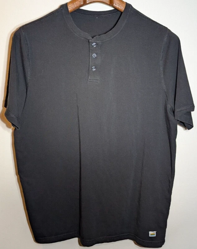 vuori short sleeve ever stretch pima cotton lyocell shirt