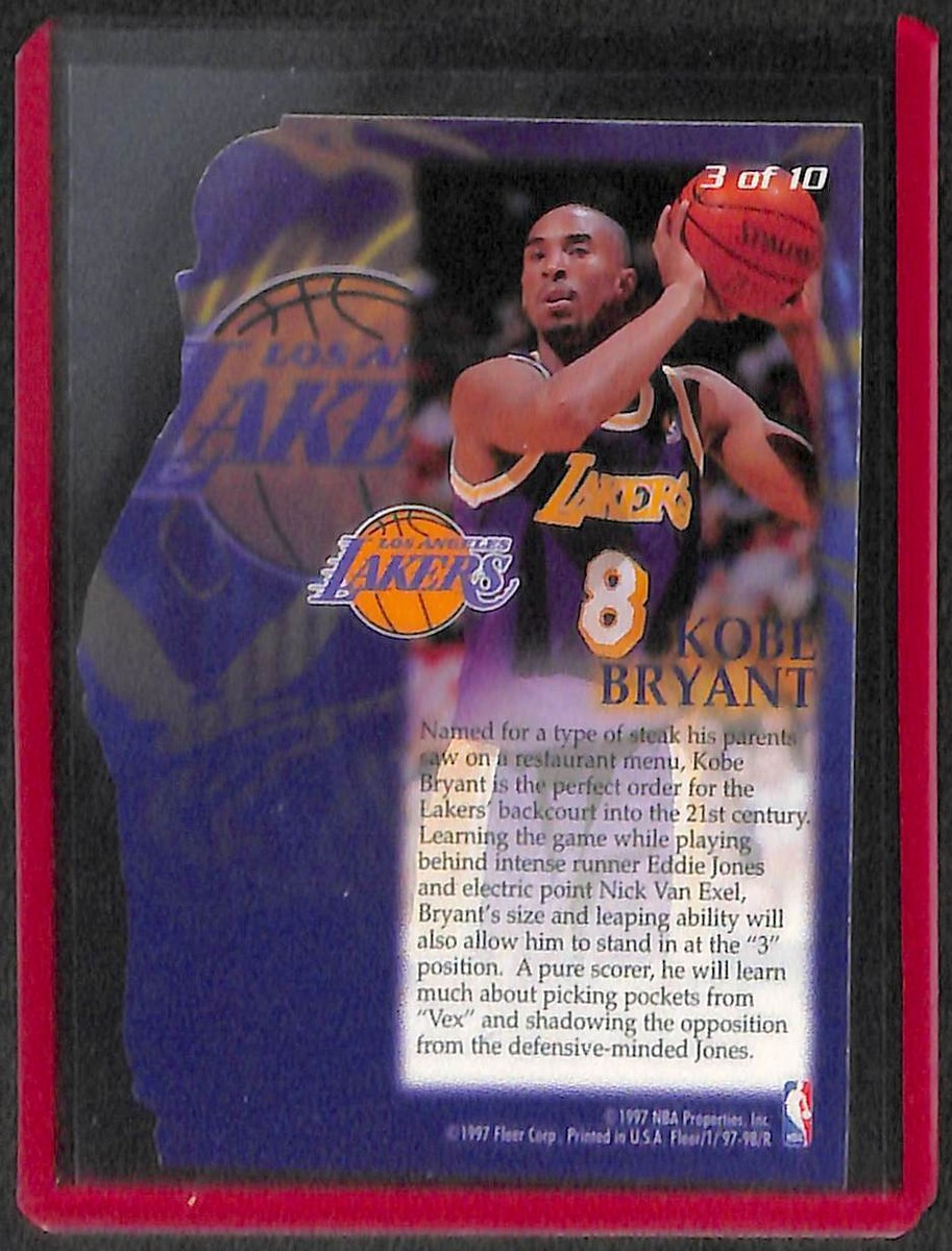 1997-98 Fleer Franchise Futures #3 Kobe Bryant | eBay 1997-98 Fleer Franchise Futures #3 Kobe Bryant | eBay