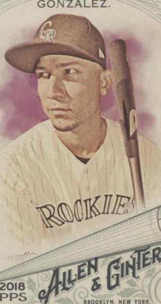 2018 Topps Allen & Ginter - Carlos Gonzalez #54 - 1 of 1