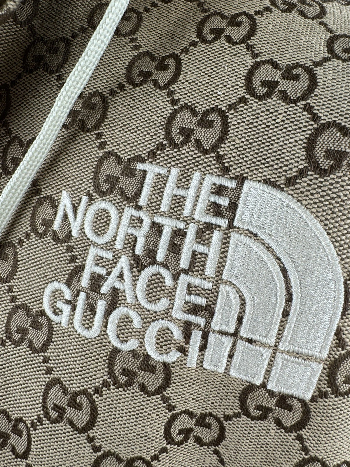 Gucci The Northface GG giacca jacket giacca con cappuccio giacca pile taglia L