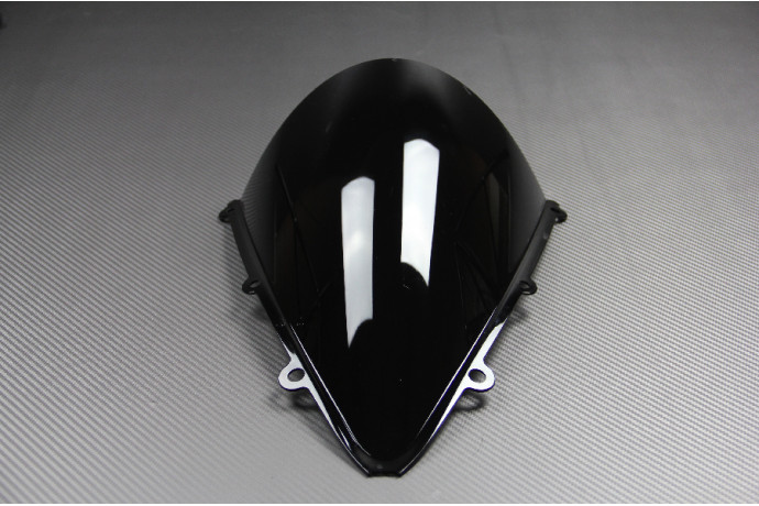 Bulle Noire Polycarbonate Premium Saute Vent Look Sport APRILIA RS 125