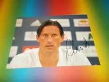 Roger Schmidt Bayer 04 Leverkusen signed autograph on 20x28 photo