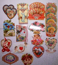 20 Gifted Line Kirshner & Grossman VALENTINE & LOVE Die Cut Notecards