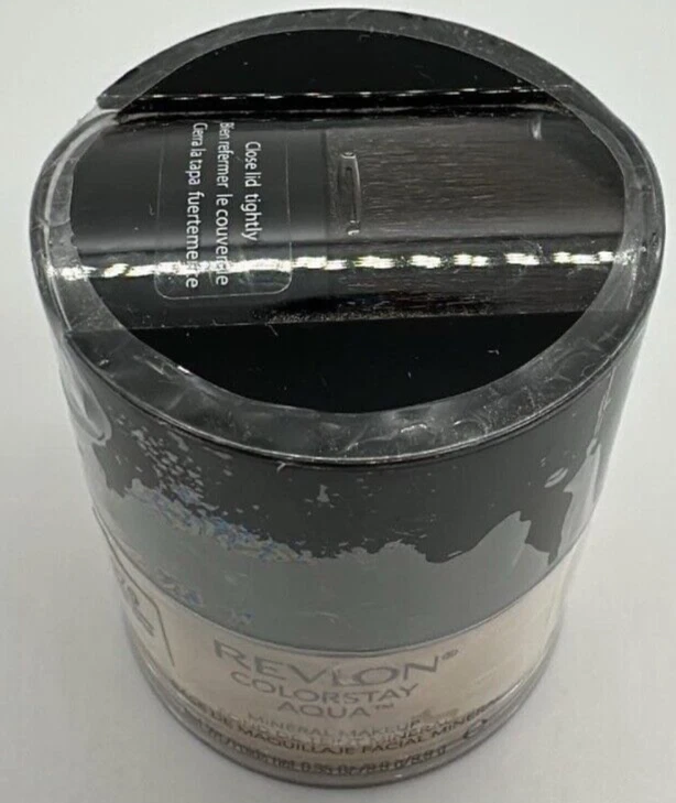 Revlon Colorstay Aqua Mineral Makeup ~ 0.35 OZ ~ 70 Medium Deep ~ SEALED ~ RARE - Image 2 of 3