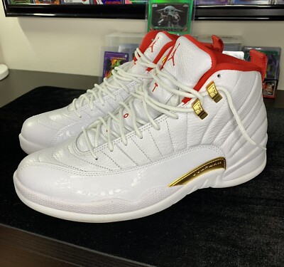 Nike Air Jordan 12 XII Retro FIBA Men Size 11.5 Shoes White  display picture 1