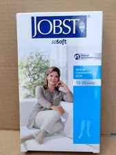  Jobst So Soft Sand 15-20 mmHg Compression Stockings Large Knee CT