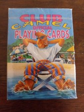 Club Camel Official Playing Cards Plastic Coated Sealed NEW Joe Camel 1992