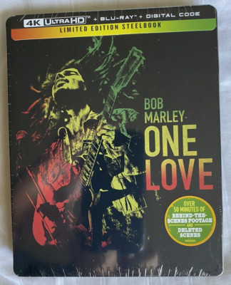 Bob Marley - One Love 4K Steelbook (4K UHD + Blu-ray + Digital Code ...