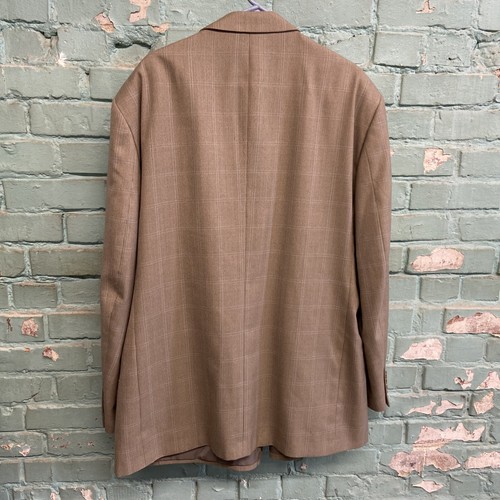 Pronto Uomo Sport Coat Mens 2XL Blazer Button Comes With Replacement ButtonsTan - Picture 10 of 12