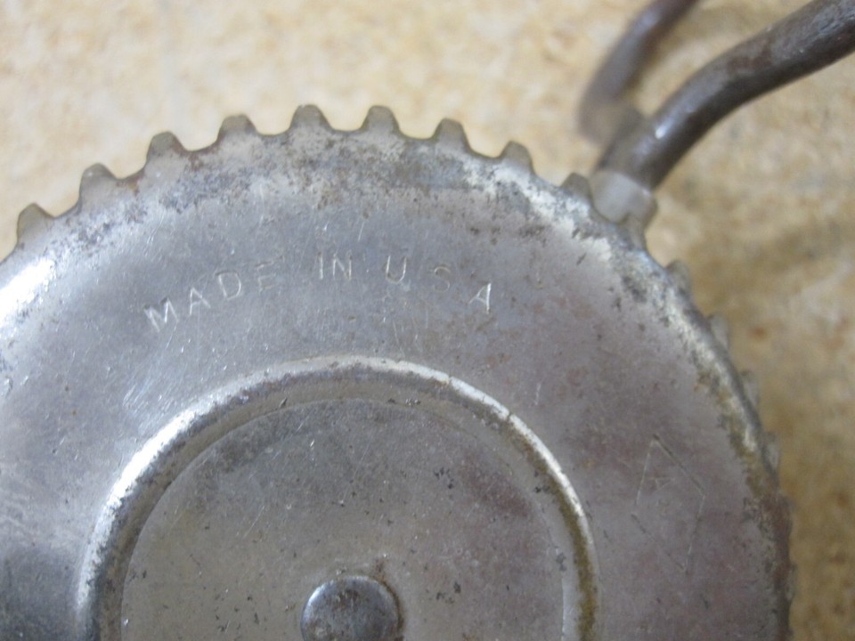 Vintage Manual Hand Egg Beater Mixer A&J Made in USA eBay