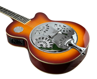 Zenison Steel Pan Acoustic Electric Resonator Guitar Single