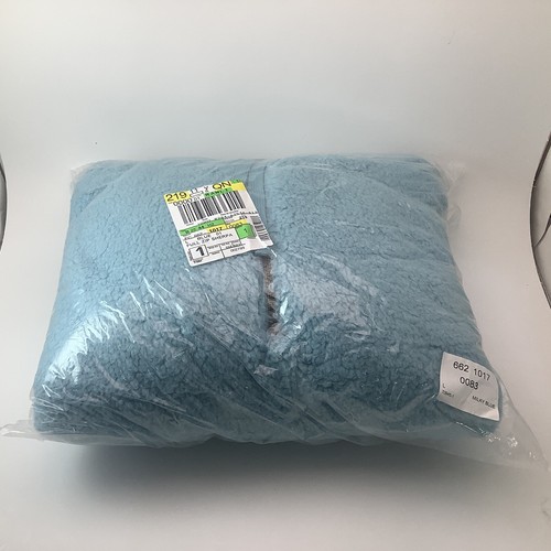 Women's Junior's Arizona Jean Co. hoodie long sleeve half zip Sherpa Blue - Picture 2 of 7