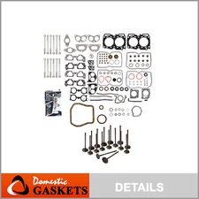 Full Gasket Set Intake Exhaust Valves Fit 04-09 Subaru 2.5L SOHC EJ253