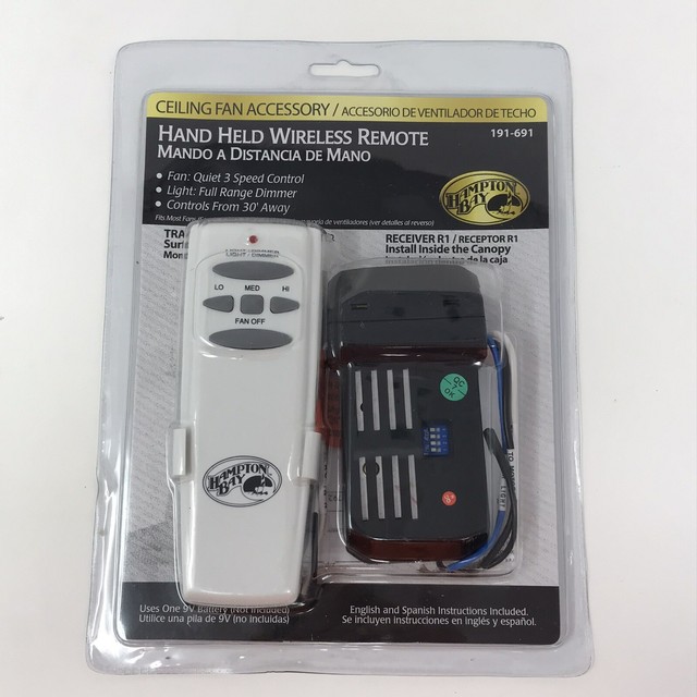 Hampton Bay Wall Mount Wireless Remote For Fan 191 707 For Sale