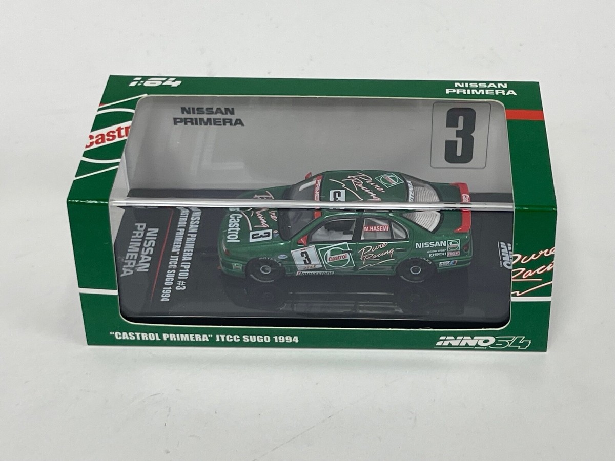 イノモデル Nissan Primera 1994 Castrol 1/64 Inno 64 Nissan Primera ( P10 ) Castrol Primera JTCC