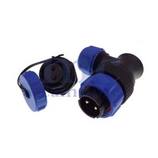 Weipu SP21 IP68 2Pin Panel Mount Elbow Plug Socket,Industrial Aviation Connector