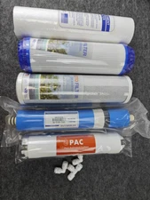 5 Stage pH Alkaline Reverse Osmosis System Water Filter with 75 GPD RO Membrane