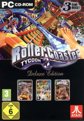 RollerCoaster Tycoon 3 -- Deluxe Edition ( PC, ) in Cdrom Hülle