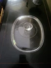 Pyrex  Glass Oval Lid F12C Replacement Glass Corning Ware Casserole Top 9.5"