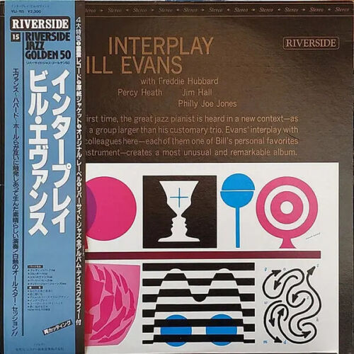 LP Bill Evans Quintet Interplay OBI + INSERT JAPAN NEAR MINT Riverside Reco - Picture 1 of 1