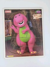 Vintage  Barney Tree House  Wooden Puzzle  1996  The Lyons Group