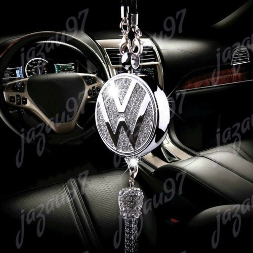 Universal CAR diamond logo Perfume Air Freshener Rearview Mirror Perfume Pendant - Picture 96 of 105