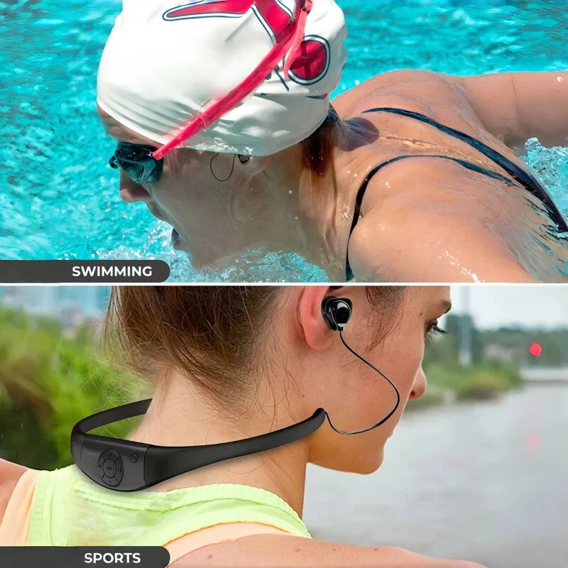 Tayogo W16 Leser MP3 Wasserdicht für Die Schwimmen, Fm Radio - Speicher 8 GB - Bild 2 von 4
